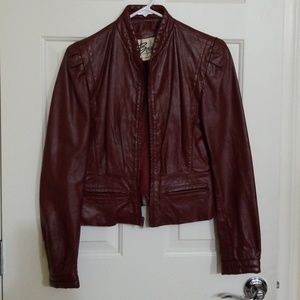 BERMAN'S leather jacket Size 10